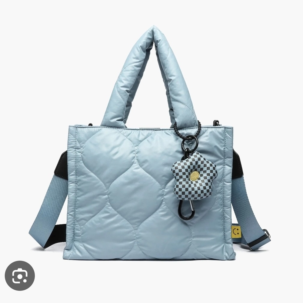 Stylish Blue Quilted Women's Bag